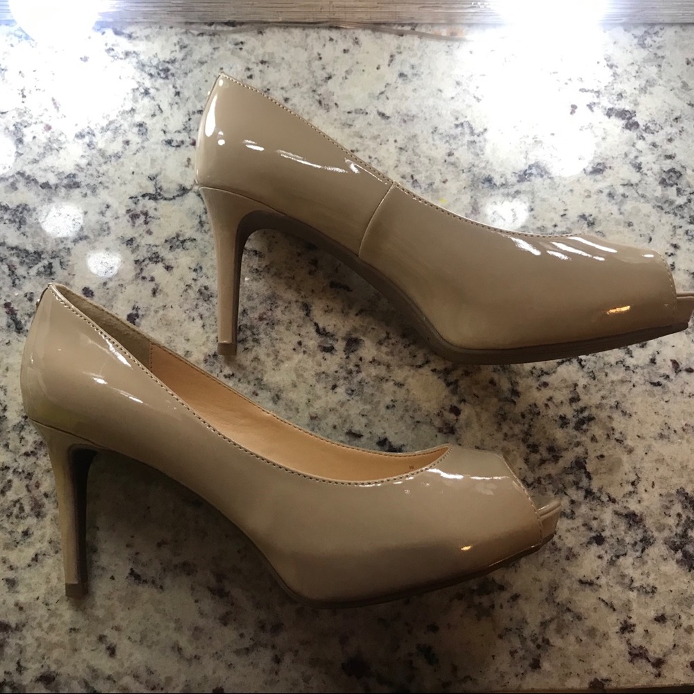 open toe heels